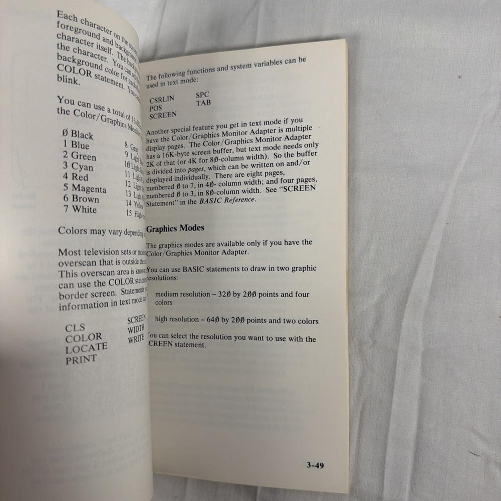 IBM Basic Handbook General Programming Information - Picture 5 of 9
